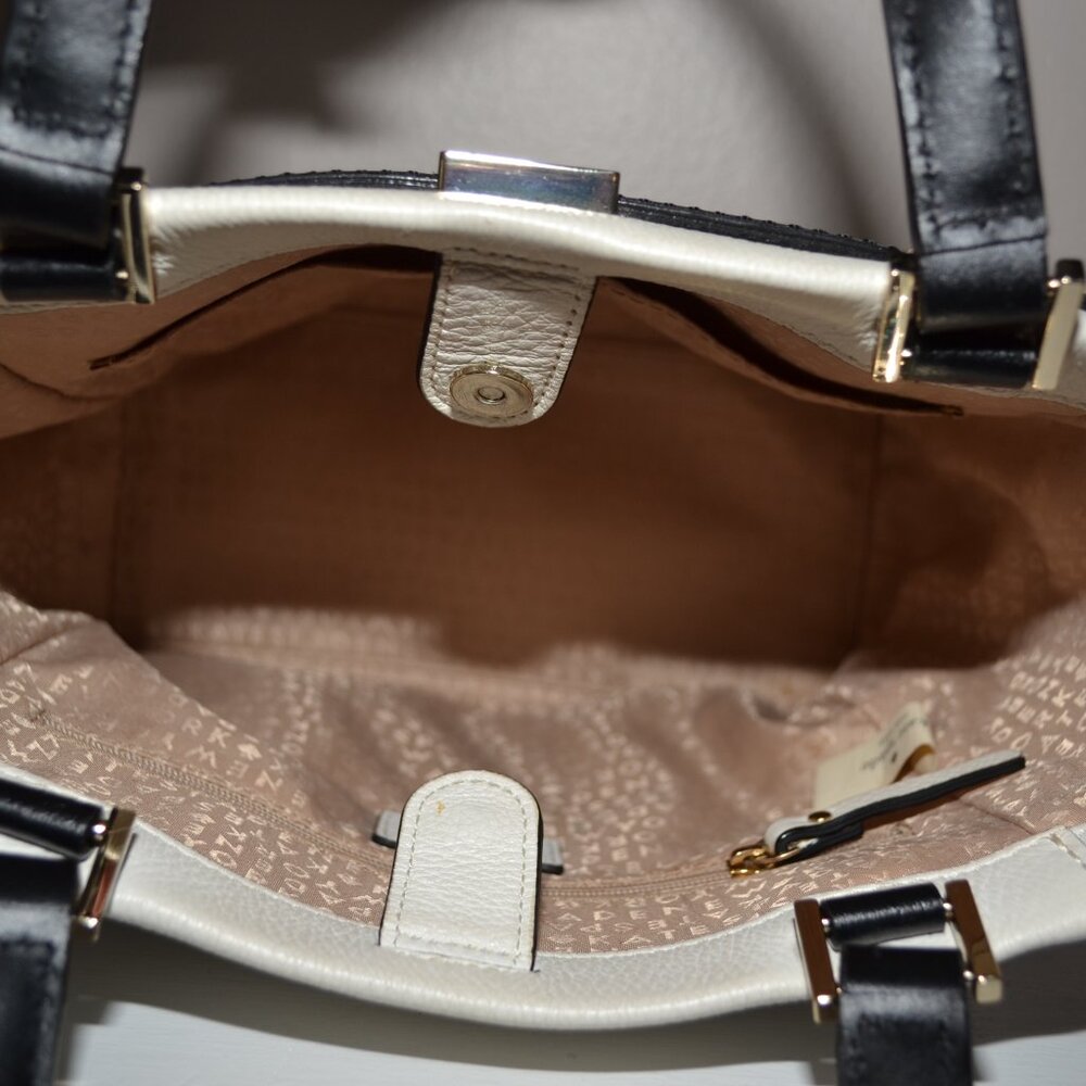 Kate Spade Houston Street Leo Pebble Leather Color Block Satchel Crossbody Bag - Picture 9 of 12